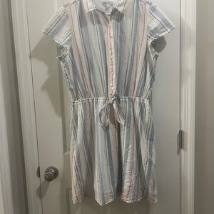 J Crew Mercantile Summer Striped Dress